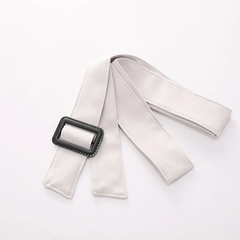 Cintura da donna Giacca a vento decorativa alla moda Abito casual Versatile con fibbia Anello in tessuto Vita larga con sigillo in vita