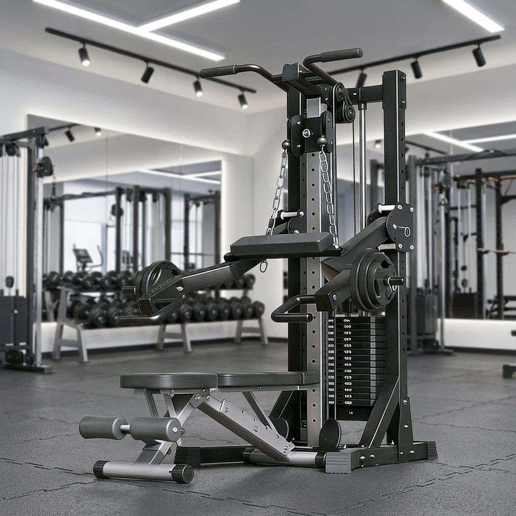 Upgraded Dual Pulley Flying Bird Rack, Compact Stable Fitness Machine with Multi Function & Adjustable Gears for Indoor Gym
