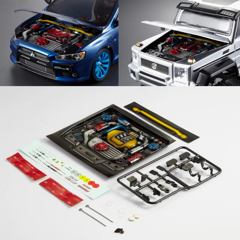 killerbody 1/10 RC shell body dirft Crawler Scale Simulation engine trim turbo supercharger parts