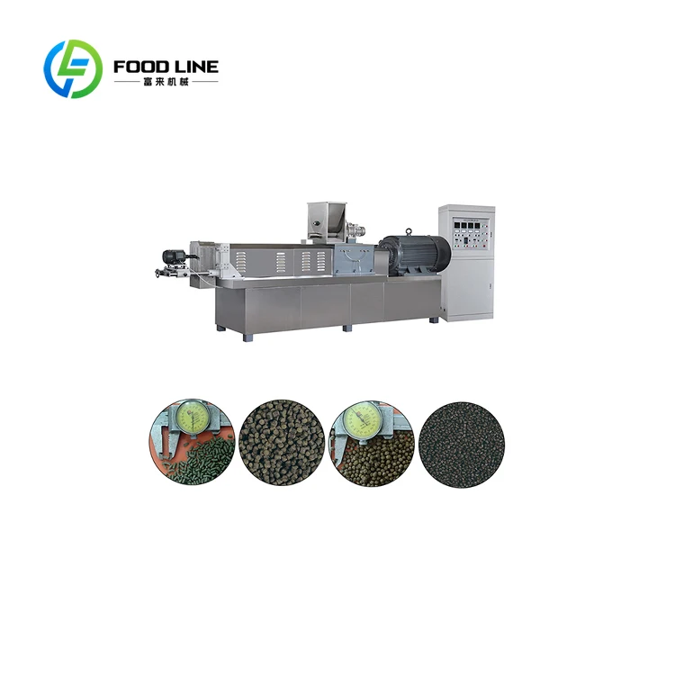 Floating Fish Feed Pellet Extruder Machine Custom High Quality Durable Various Granule Making Aquaculture Feed Processing Maker