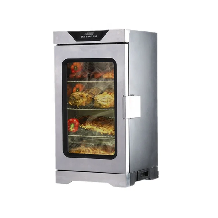 Electric Smoke Barbecue Stove Fish Meat Smoker Smoked Pork Sausage Machine Meat Drying Smoking Machine