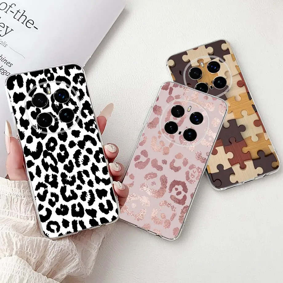 Soft Liquid Silicone Back Cover For Honor Magic 7 Pro Magic6 Lite Magic 5Lite Phone Case Marble Gothic Style Cartoon Clear Coque