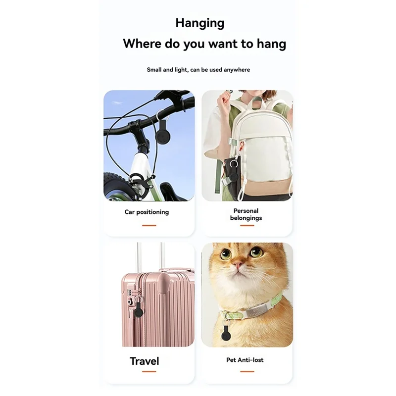 T82C Hot Sale-Bluetooth GPS Tracker Global Positioning Finder Smart Anti-Lost Alarm, Reminder, Positioning Device B