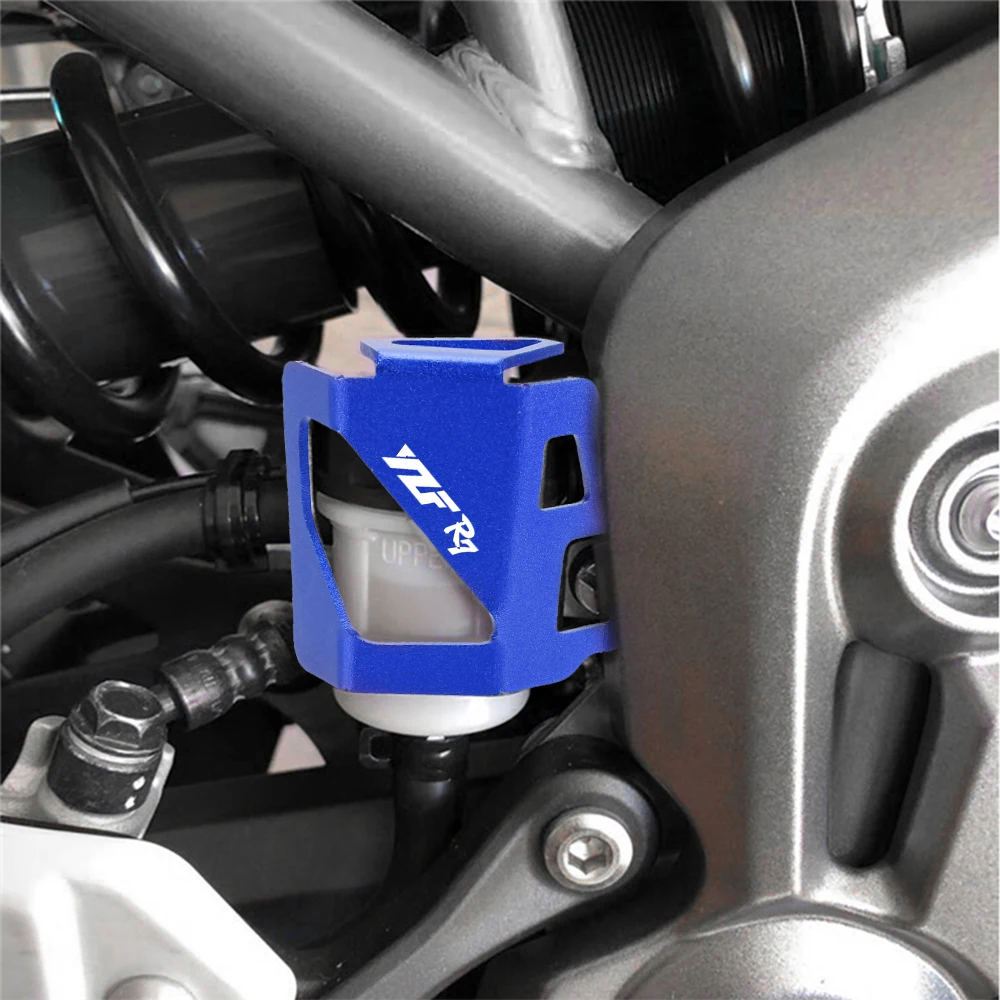 

Motorcycle For Yamaha YZF R7 YZFR7 YZF-R7 2021 2022 2023 2024 CNC Rear Brake Fluid Reservoir Guard Cover Protector Oil Cup Guard