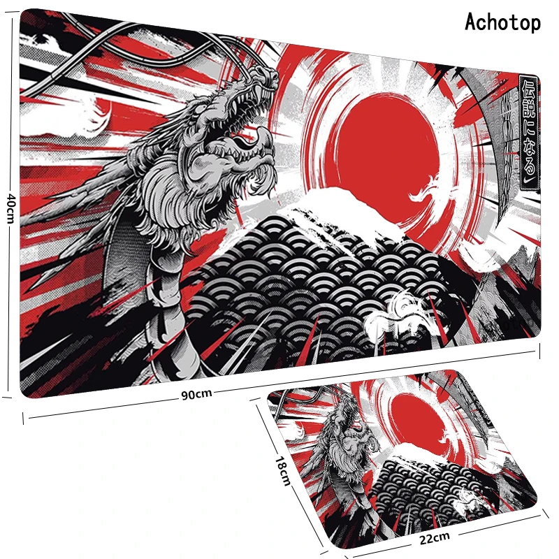 

Chinese style Pad Large Black Gaming Mouse Pad Mousepad Gamer 900x400 Rubber Keyboard Mats Desk Pad Mat Table Mausepad Carpet