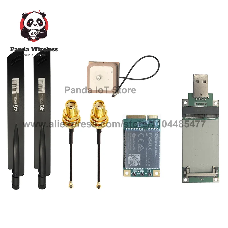 

Мини-модуль PCIE серии Quectel EC25 LTE Cat4-EC25-AFXD GPS ГЛОНАСС BD Компас Galileo GNSS для Северной Америки с аксессуарами