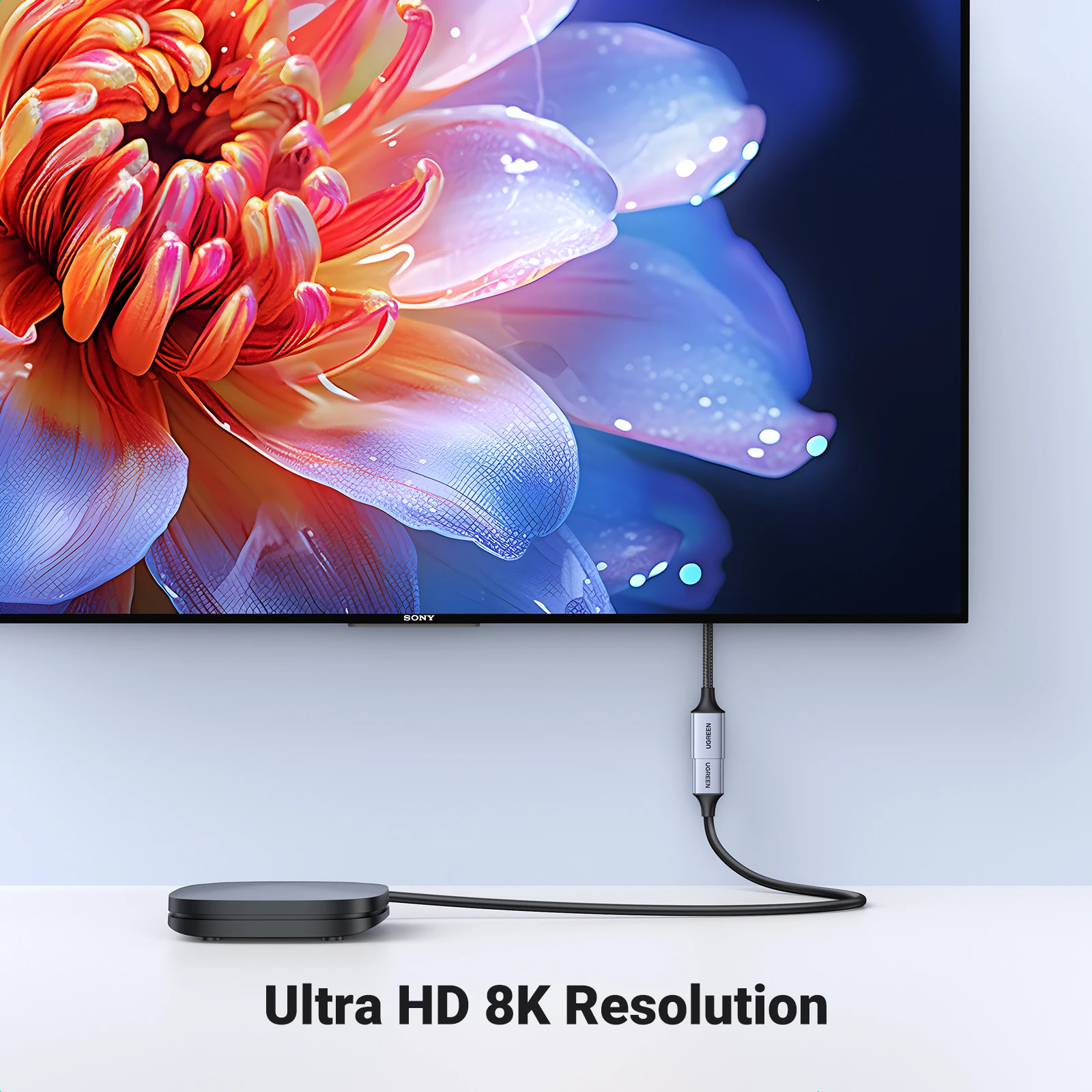 UGREEN przedłużacz 8K/60Hz do macbooka Pro 2021 PS5 Xbox Series Xbox xtv kabel Ultra High Speed