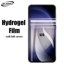 ZLNHIV screen protector For Samsung Galaxy S20 S21 S22 S23 Ultra S10 5G plus lite Hydrogel film S10E Not Glass protective film