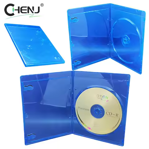 1PC CD Game Case Protective Box Compatible For Ps5 / Ps4 Game Disk Holder Disk Case CD DVD Discs Storage Box Cover
