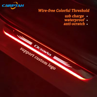 Trim Pedal Car Exterior Parts For Sokda Octavia Multicolor LED Door Sill Scuff Plate Pathway Dynamic Streamer Welcome Light