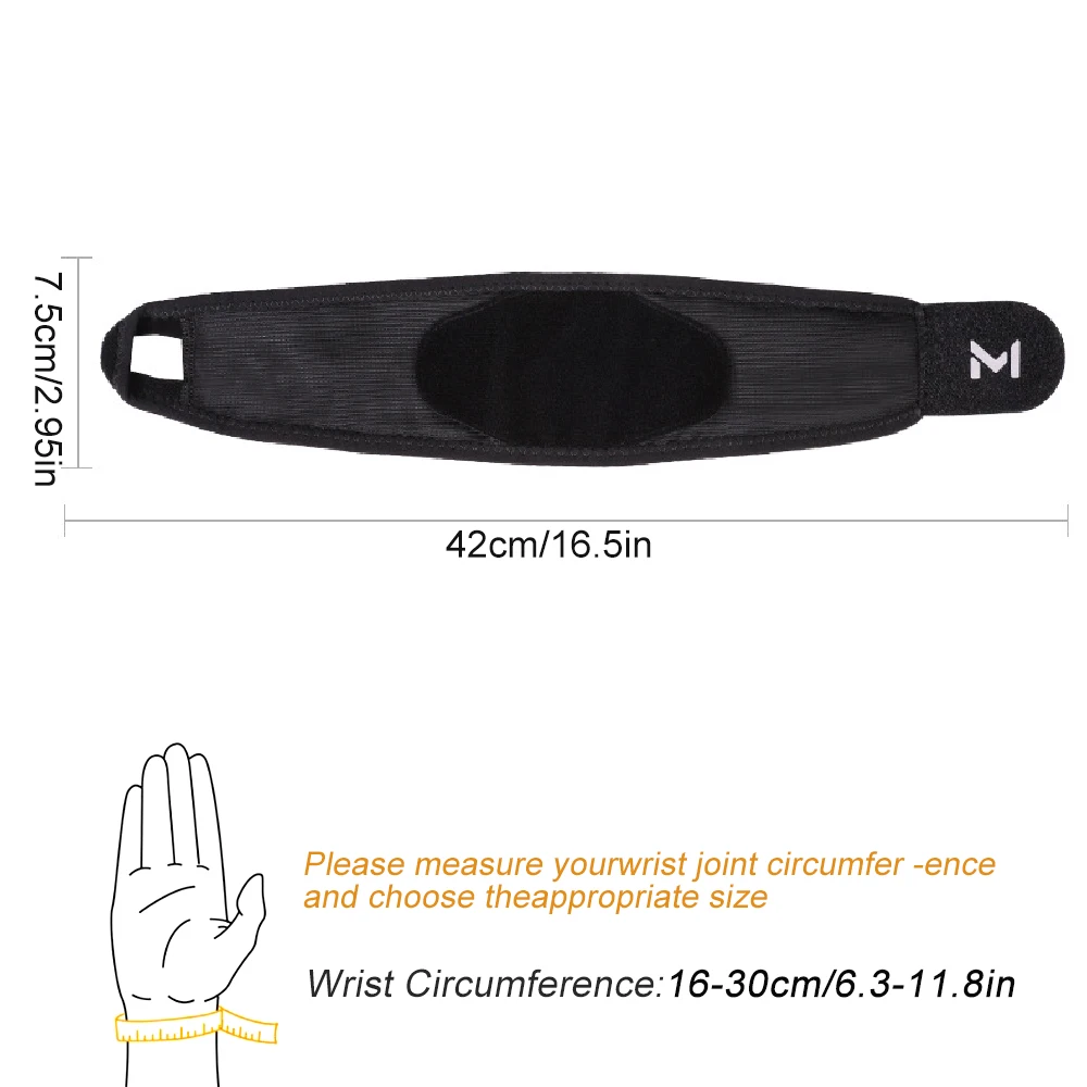 1/2PCS Wrist Guard Protector, Elastic Wrist Support for Wrist Pain & Tendon Sheath Strain, Men Women for Fitness Badminton