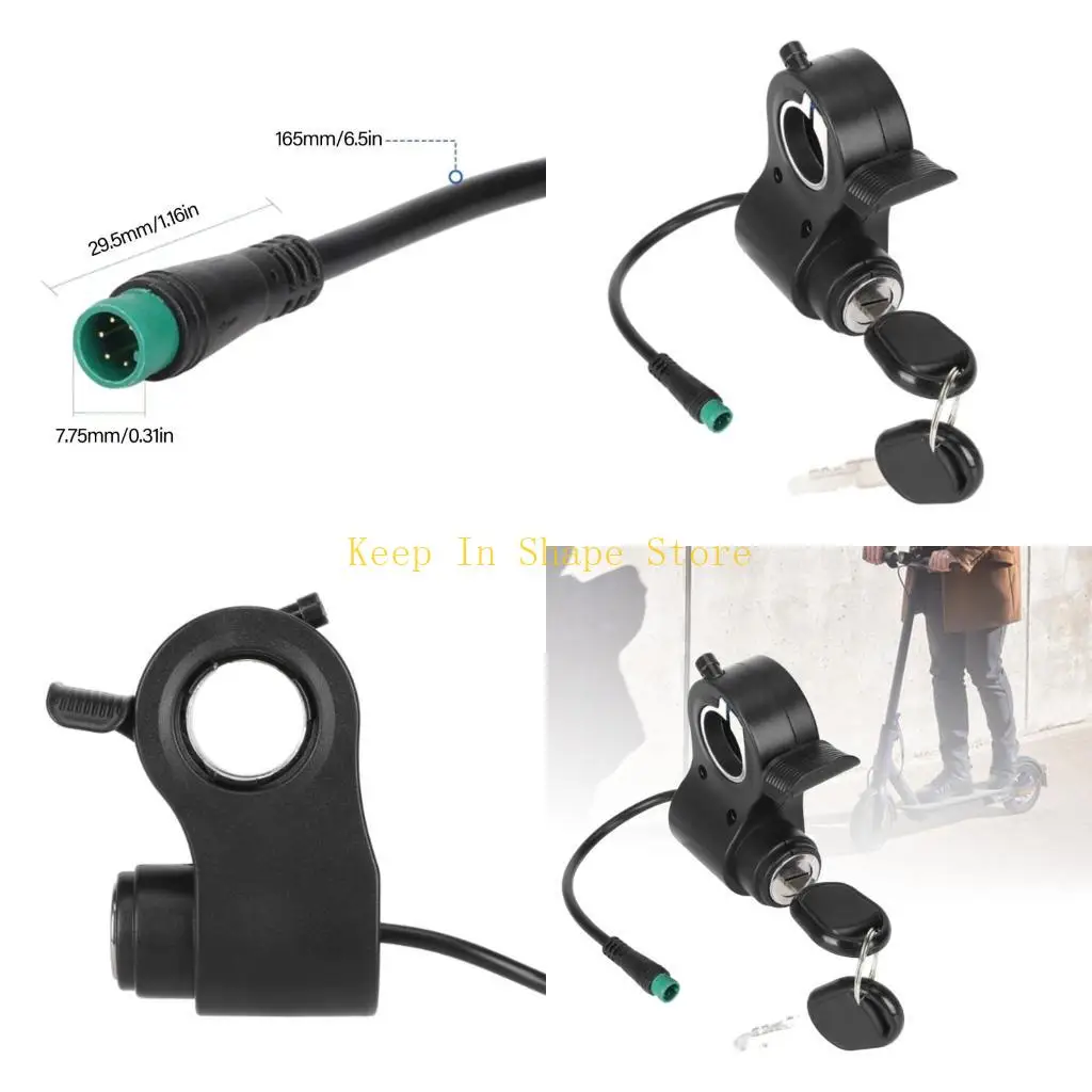 

U1JC Durability Replacement Switches Lock Ignites Switches Battery Safe Switches Lock for Leisures Cycling