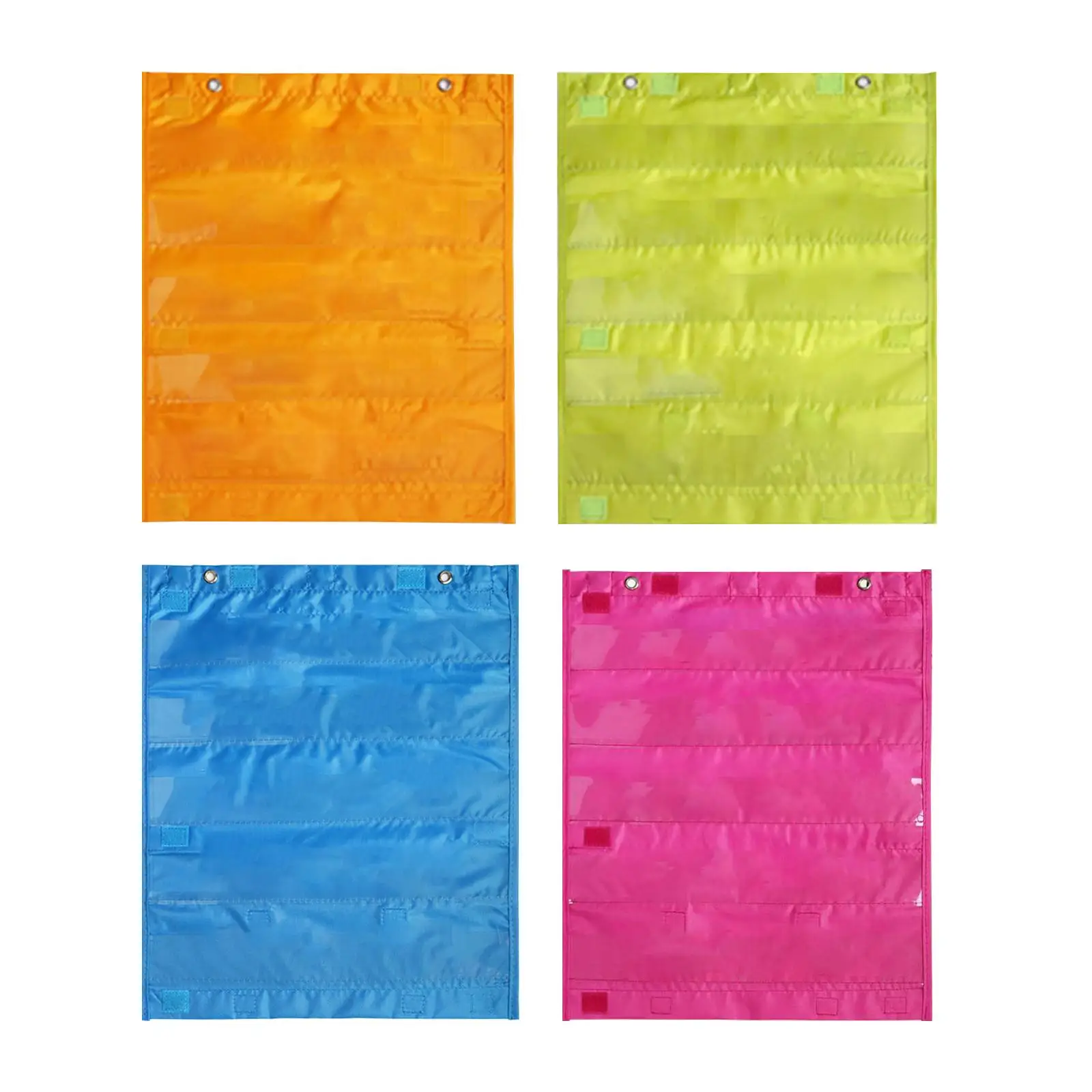 Hanging Pocket Chart Teacher Organizer Teaching Material Calendar Math Pocket Chart for Classroom Learning Demonstrations Office