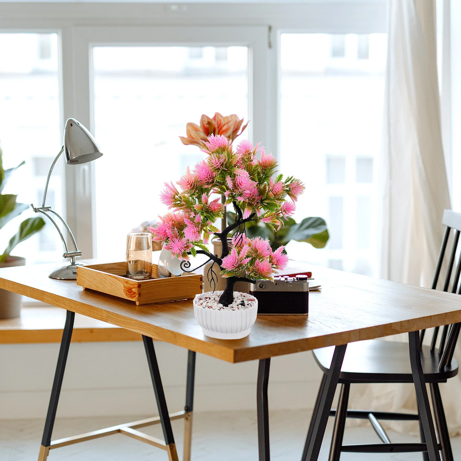 

Realistic Artificial Bonsai Small Fake Plant For Home Office Decor Indoor Outdoor Table Cabinet Decoration Fake Potted Bonsai