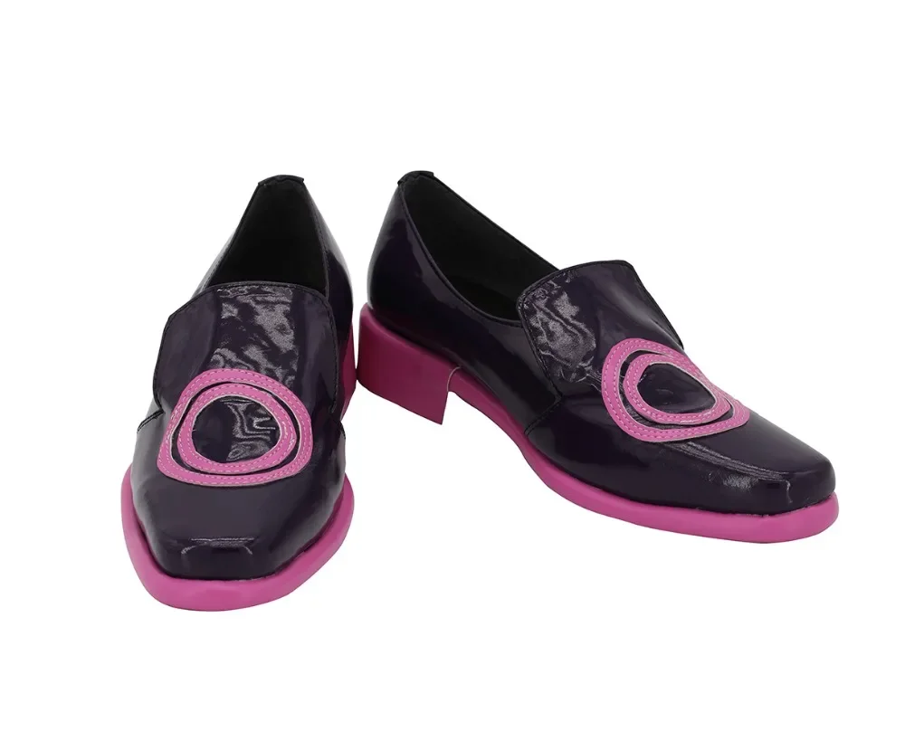 JoJo's Bizarre Adventure Melone Cosplay Boots Black Shoes Custom Made Any Size for Boys Girls Cosplay