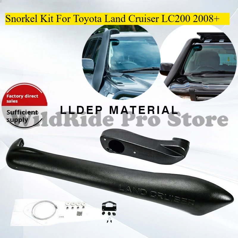 

For Toyota Land Cruiser LC200 2008+ Snorkel Kit Waterproof Air Intake Pipe Off-Road 4x4 Wading