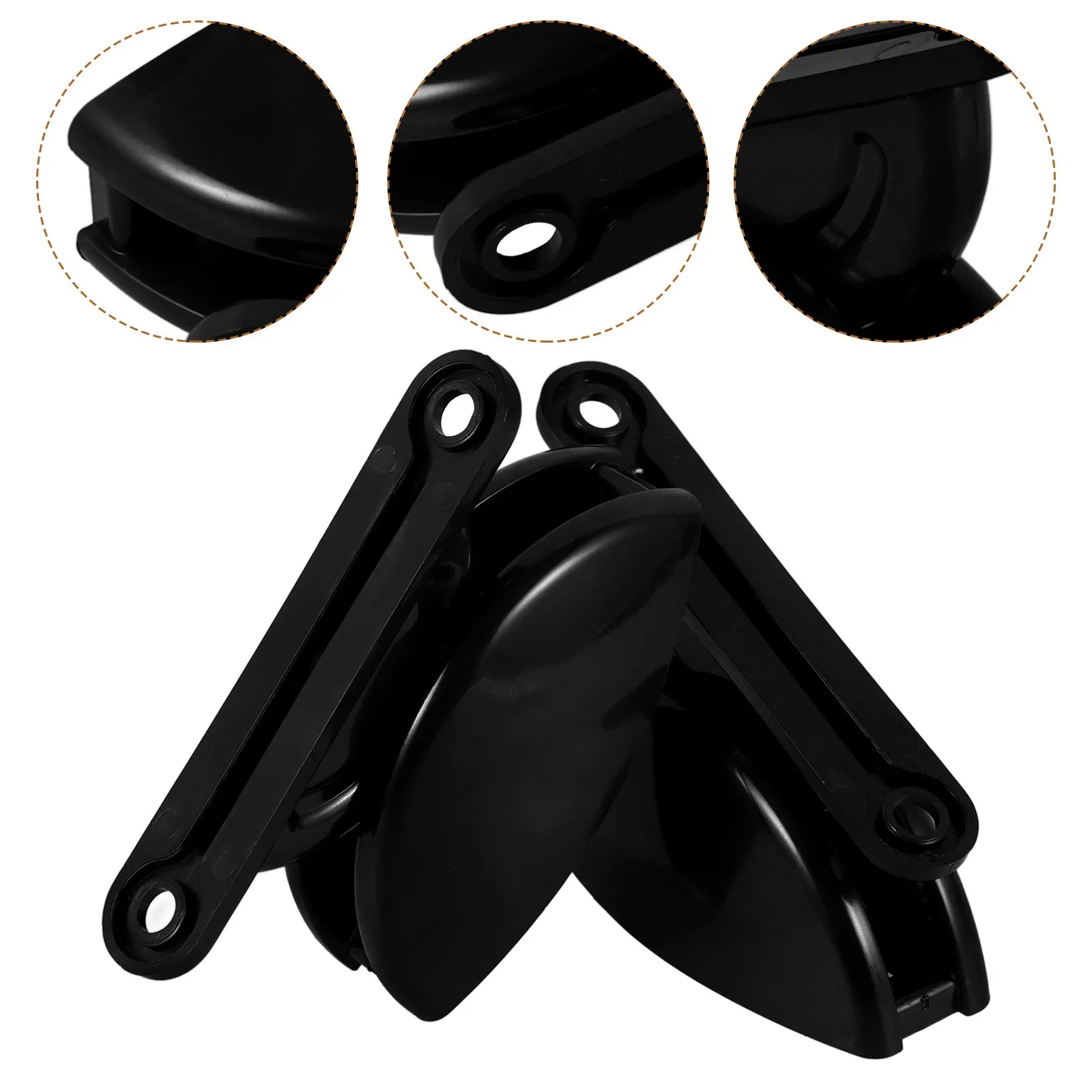 

2Pcs Camper Door Catch Heavy Duty Rv Door Retainers Replacement Stopper Holders for Trailer Motorhome Use Rv Locker Catch