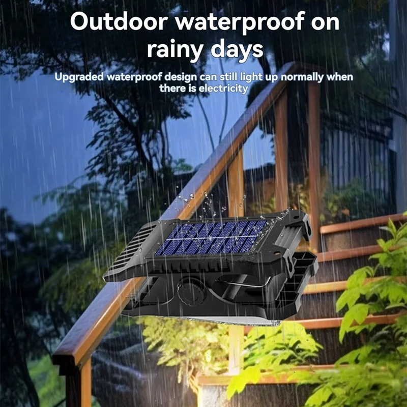 Solar Charging Garden Clamp Light Motion Sensor Light Balcony Yard Wall Waterproof Sensor Light Waterproof Sensor Light