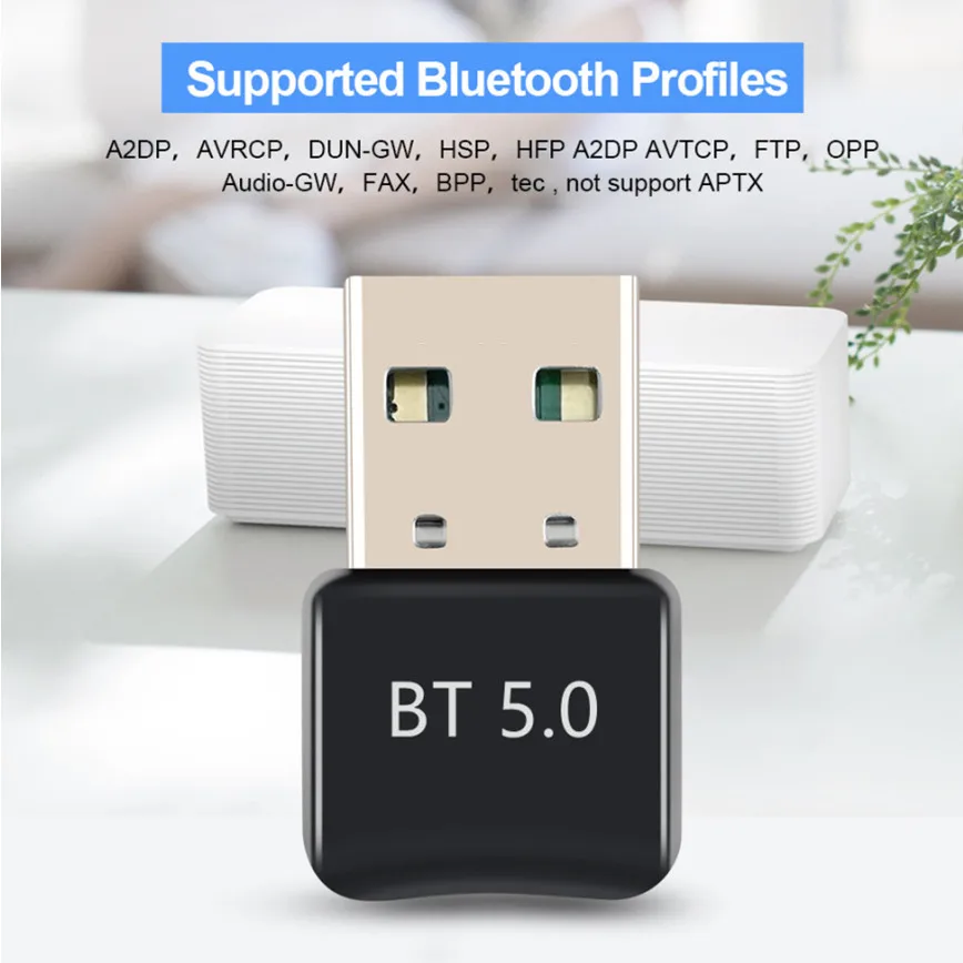 USB Bluetooth 5.0 Adapter USB Wireless Bluetooth Transmitter Receiver For PC LAPTOP Bluetooth Speaker Mouse Keyboard Headset