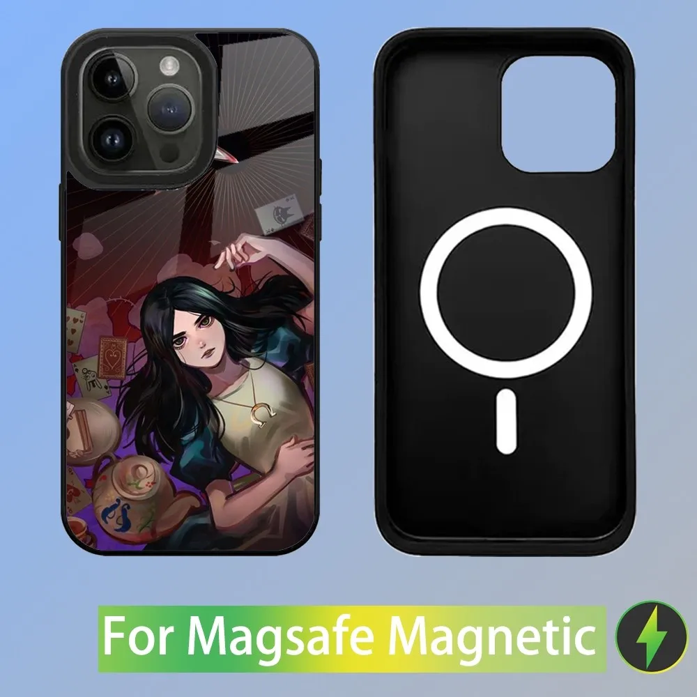 Game A-Alice Madness R-Returns Phone Case For iPhone 16,15,14,13,12,11,Plus,Pro,Max Mini Magsafe Magnetic Wireless Charging