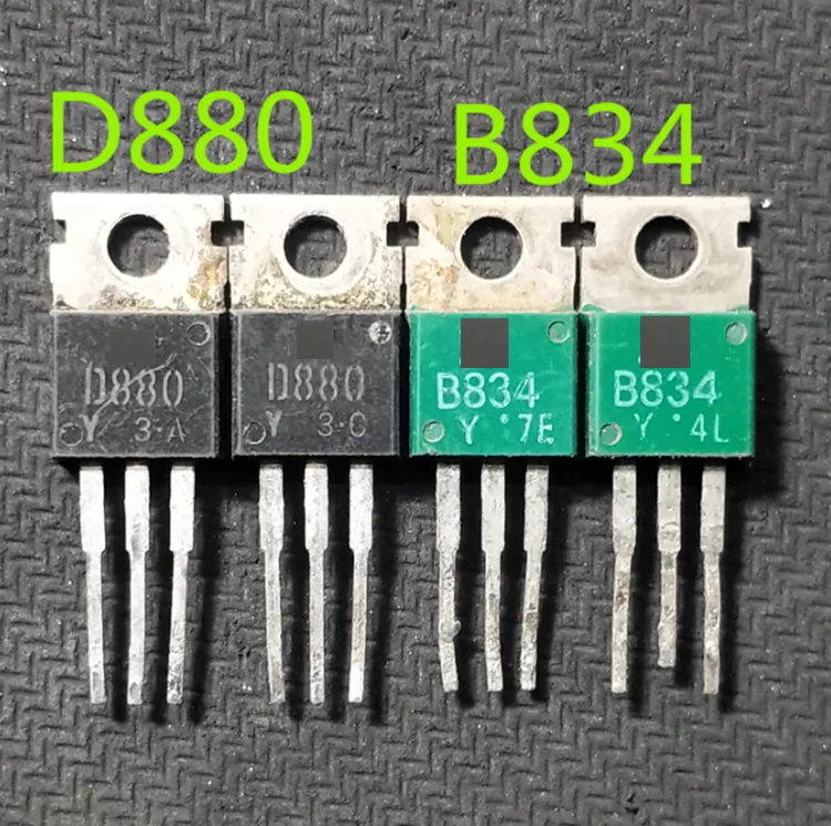 10PCS USED 2SB834 2SD880 2SD1071 Original imported disassembly calibration transistor TO-220 tested and ready for stock