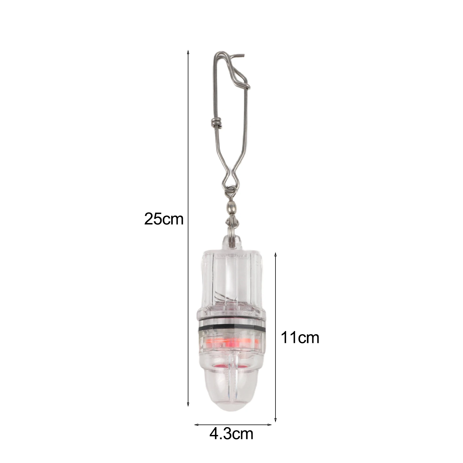 Fishing Trips LED Fishing Light Compact Underwater Light 90g Weight ABS Material Dual-mode Illumination High-intensity Light