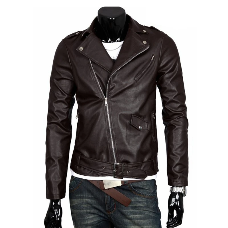 The Walking Frequency-Veste de Cosplay Negan Punk en Cuir PU pour Homme, Manteau Slim Fit à la Mode pour Moto