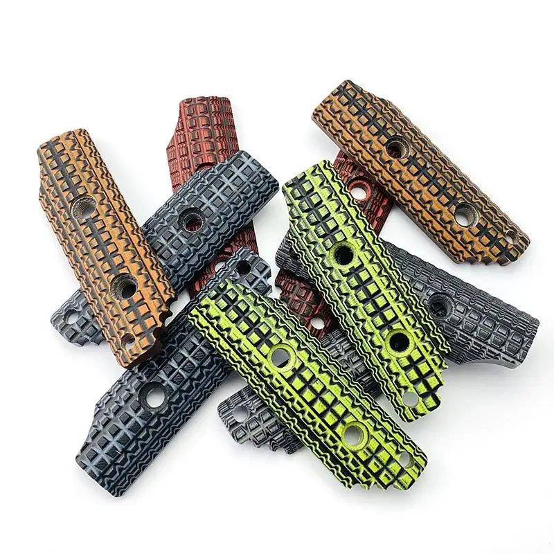 1 пара 9 цветов G10, весы с фиксированным лезвием небольшого размера Frag Grips для ножей Strider SA SA-L DB-L PR LD DL EB/DB DIY Make Part