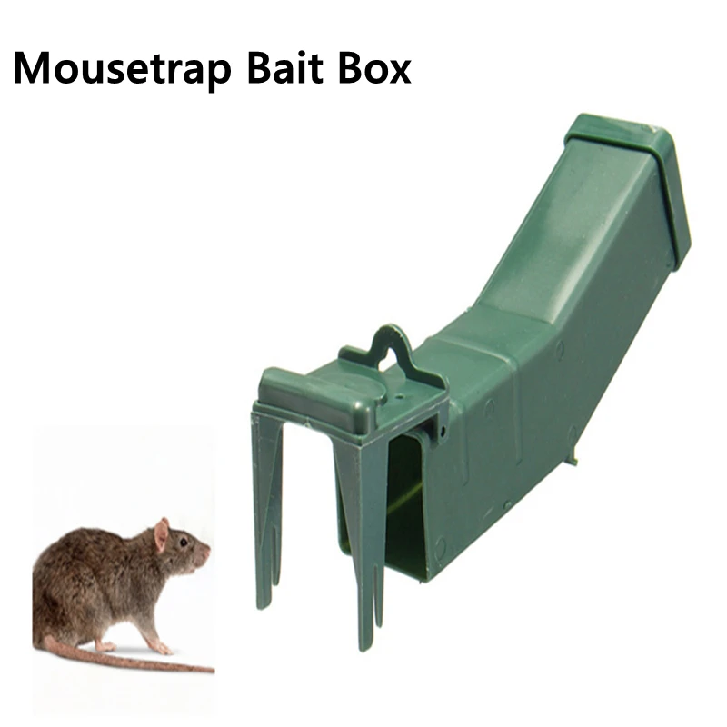 Mousetrap Bait Box Animal Control Tool Home Garden Mouse Trap Cage Home Garden Mousetrap Tool