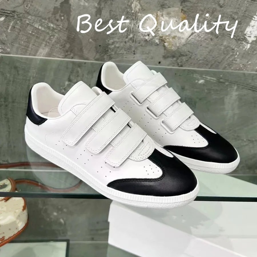 

2024 Autumn Women's Genuine Leather Color Matching Flat Shoes Daily Sports Shoes Casual Shoes Luxury Breathable Versatile