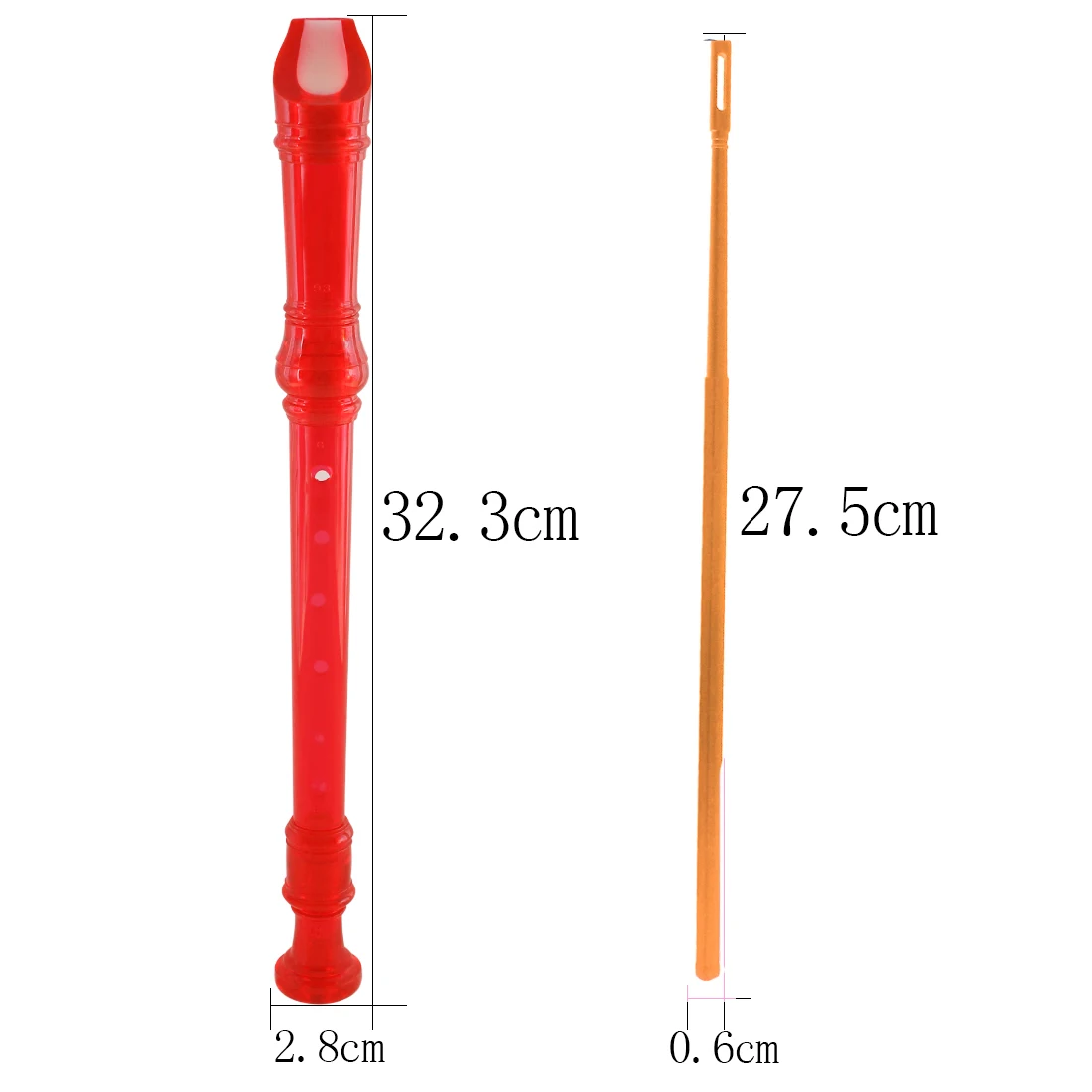 IRIN Flute Clarinet ABS Recorder Harp Flute Removable Soprano Long Flute 7 Colors Woodwind Musical Instrument With Parts