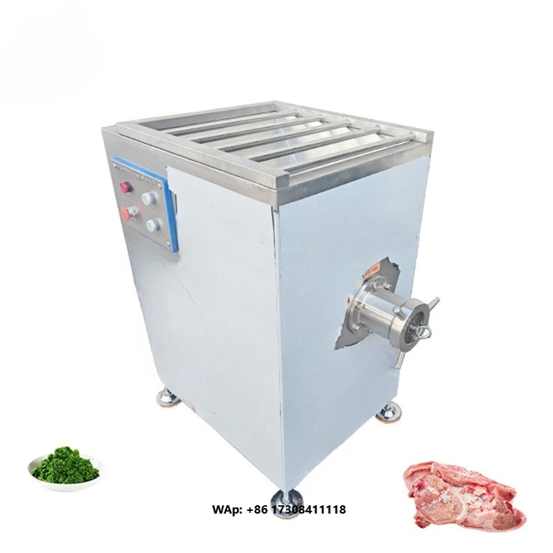 Large Meat Grinder Multifunctional Cutting Mincing Machine Vertical Beef Chicken Bone Crusher Fresh Frozen Meat Grinder