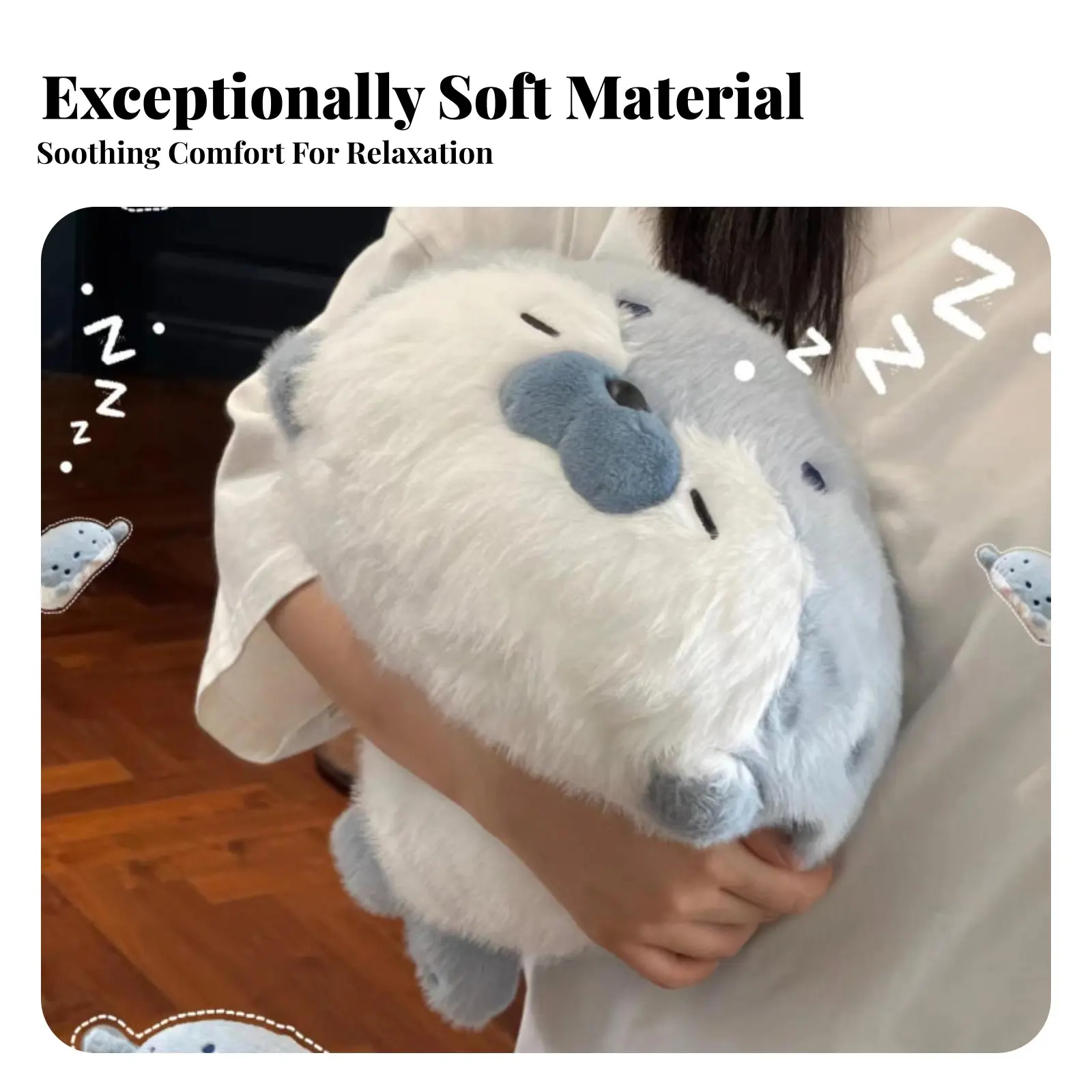 

Мягкая плюшевая игрушка-морская млекопитающая: милый дизайн, пухлая плюшевая подушка-морская млекопитающая, круглая подушка в виде морского существа, отличный подарок, мягкая плюшевая выдра