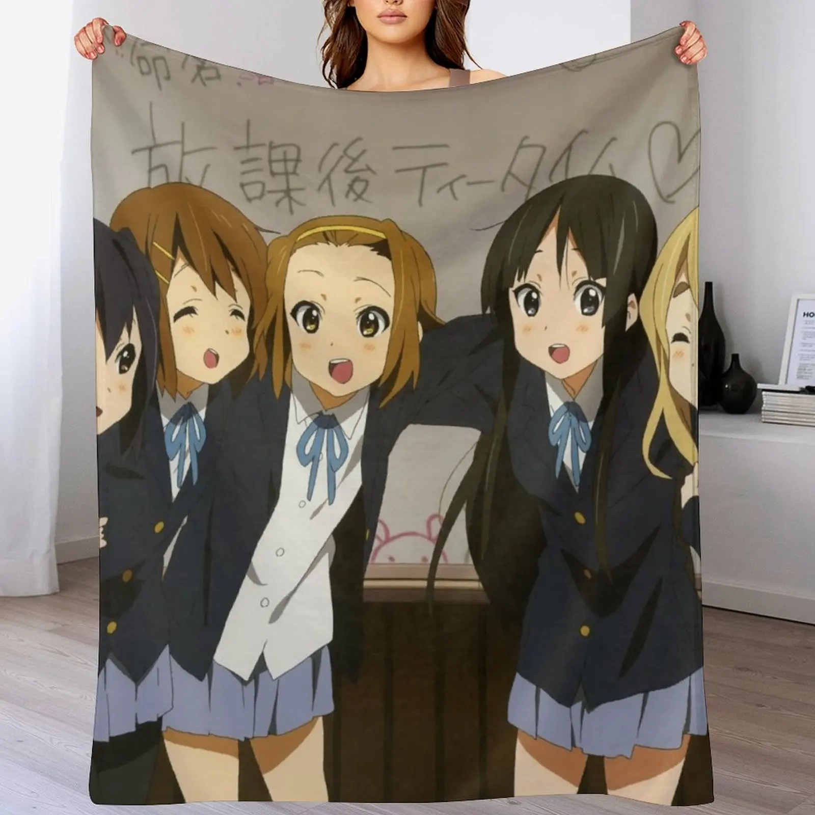 K-On! 3 Throw Blanket Giant Sofa Moving Plush Blankets