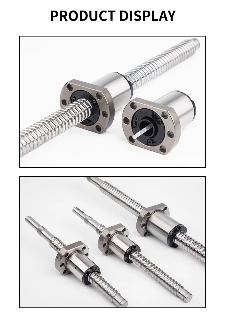 Hochpräzise Kugelumlaufspindel DFU3210 SFS3220 SFY3232 SFE3232 SFU3210 Länge 100-1150 mm mit Kugelmutter CNC-Getriebeteile – Detail 9