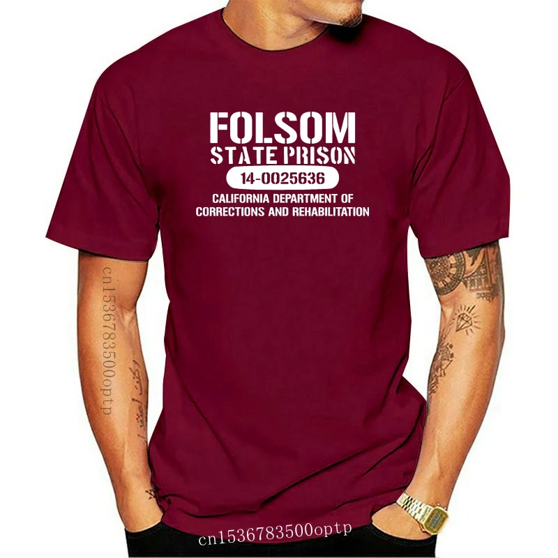 

Folsom Prison T-Shirt - Funny T Shirt Retro Country Fashion Cash Blues Music Usa