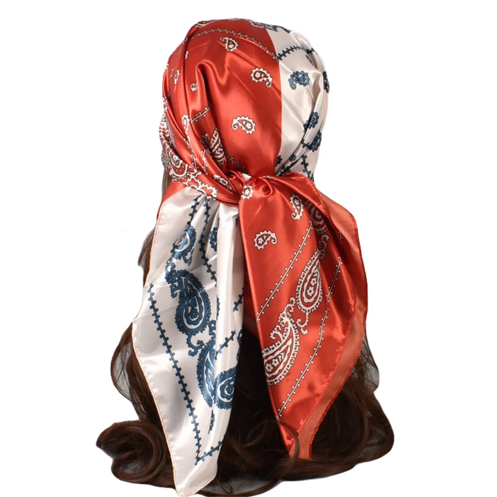 women Scarf Pareo Floral-print Sarong Chiffon silk spring cape shawl summer Scarves pashmina luxury designer hijabs-musulmans