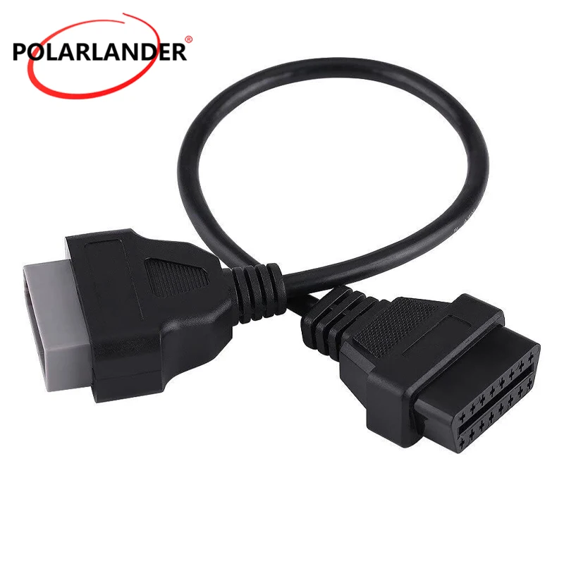 14Pin to 16PIN OBD1 OBD2 Cable for Nissan ELM327 Scanner Extension Adapter Cor OBD II Diagnostic Interface