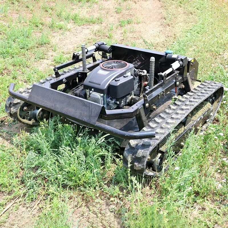 800mm Crawler Automatic Self Propelled zero Turn Remote Control Lawn Mowers