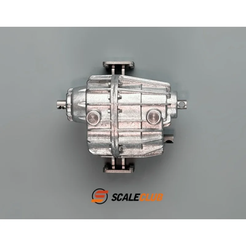 Metall-Verteilergetriebe mit abschließbarem Zentraldifferenzial und Antriebsabschaltung, V/H-Antriebsumschalter für 1/10 1/14 Crawler/Off-Road/Truck Scaleclub – Detail 6