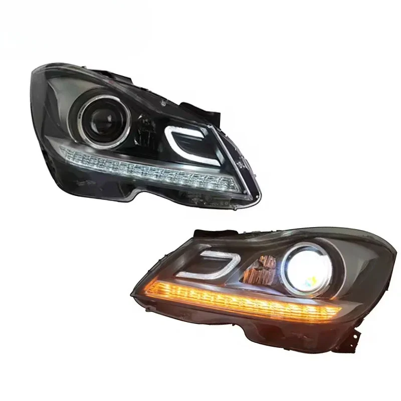 Upgrade Brightness Auto Car Accessories LED Headlight for Mercedes Benz C Class W204 C180 C200 2012-2014  Front Head Lamp