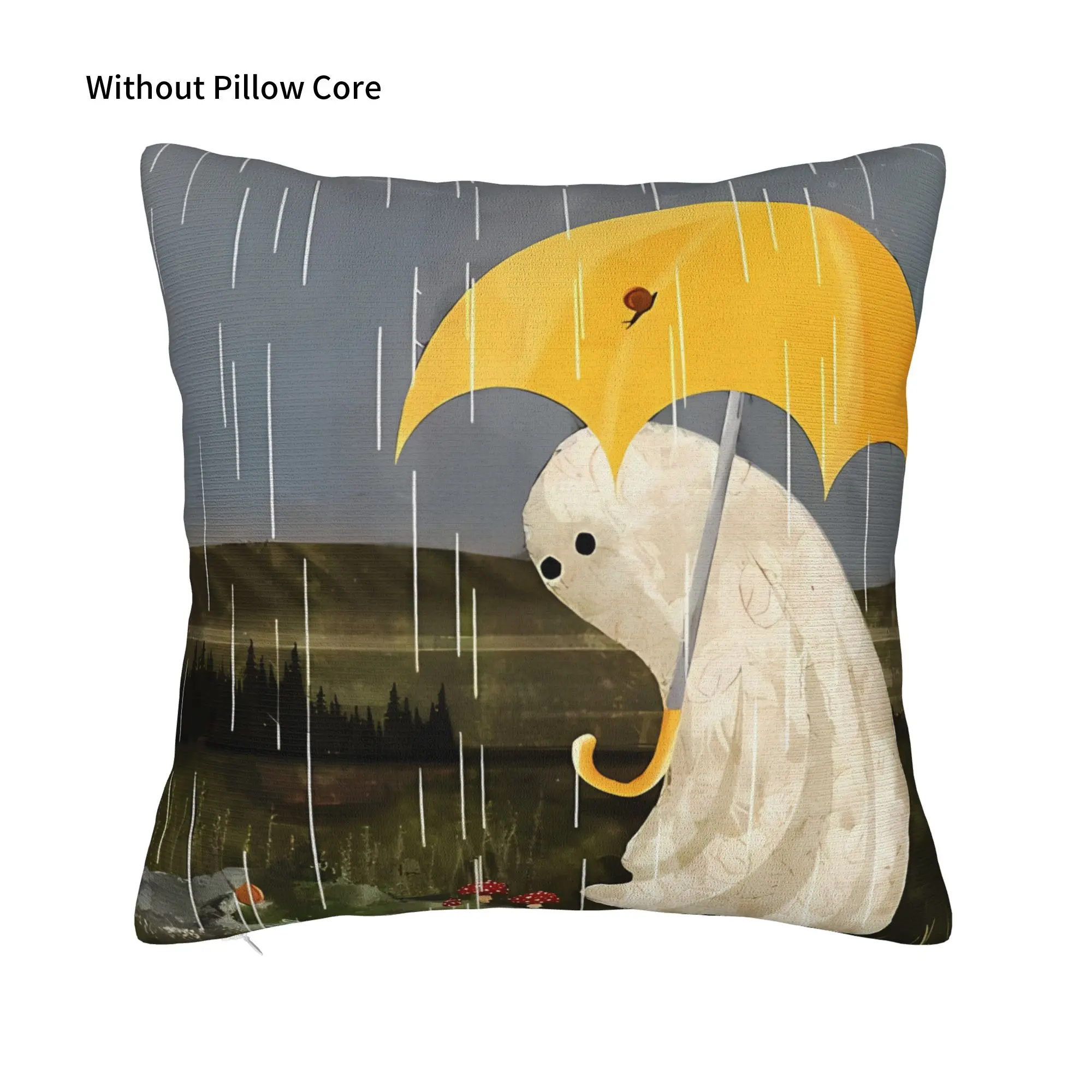 G Ghost Making Friends For Porch Patio Couch Sofa Living Room Outdoor Pillowcases G-Ghost Pillow Cover Soft Durable