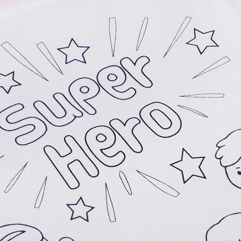 حقيبة جرافيتي ذاتية الصنع مع علامات تلوين، أكياس غير منسوجة مصنوعة يدويًا للأطفال، لعبة رسم ملء الألوان