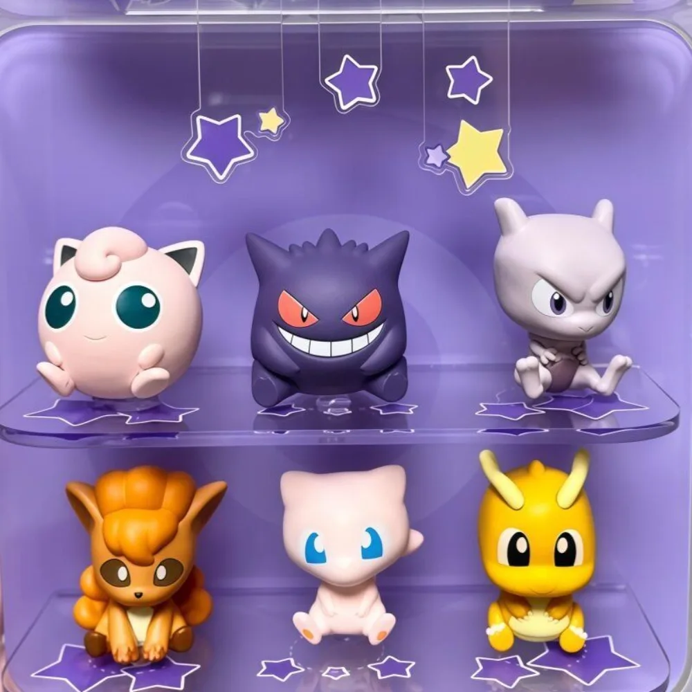 Funism Pokémon Vol. 3  Sitting Chibi mini Figure Blind Box Gengar Mewtwo Jigglypuff anime action figure Collectible Ornament toy