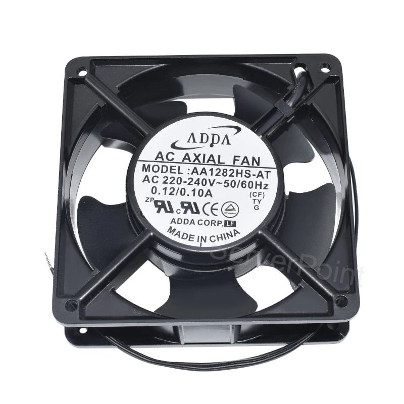 For AA1282HS-AT Server Square Fan AC 220-240V 50/60Hz 2-Wire