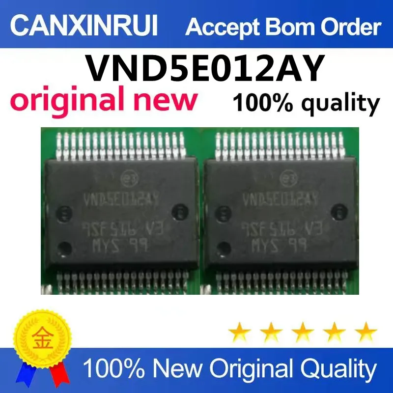 (5-100piezas)VND5E012AY; Car computer board control flash chip can be shot directly