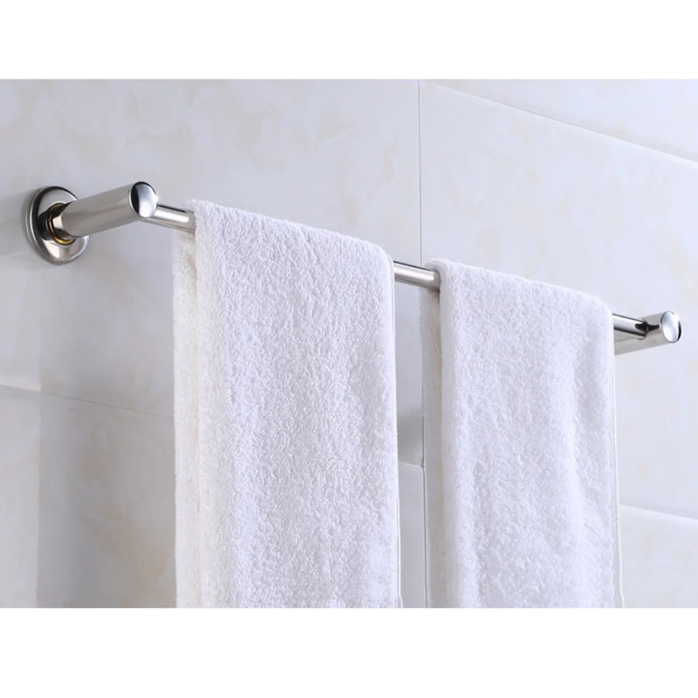 

50CM Towel Rack Holder Bathroom Accessory Pole Rustproof Heavy Duty Scratch Resistant Stainless Steel Corrosion Proof
