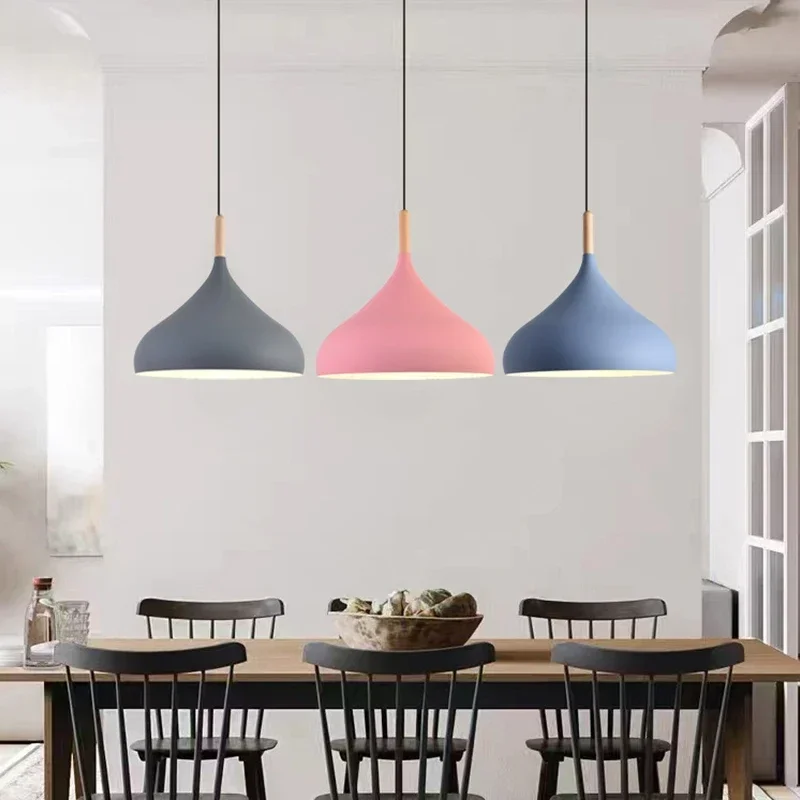 

Beauty Salon Lighting Creative Chandelier Restaurant Milk Tea Shop Studio Nordic Pendant Lights Luminária Lamps for Living Room