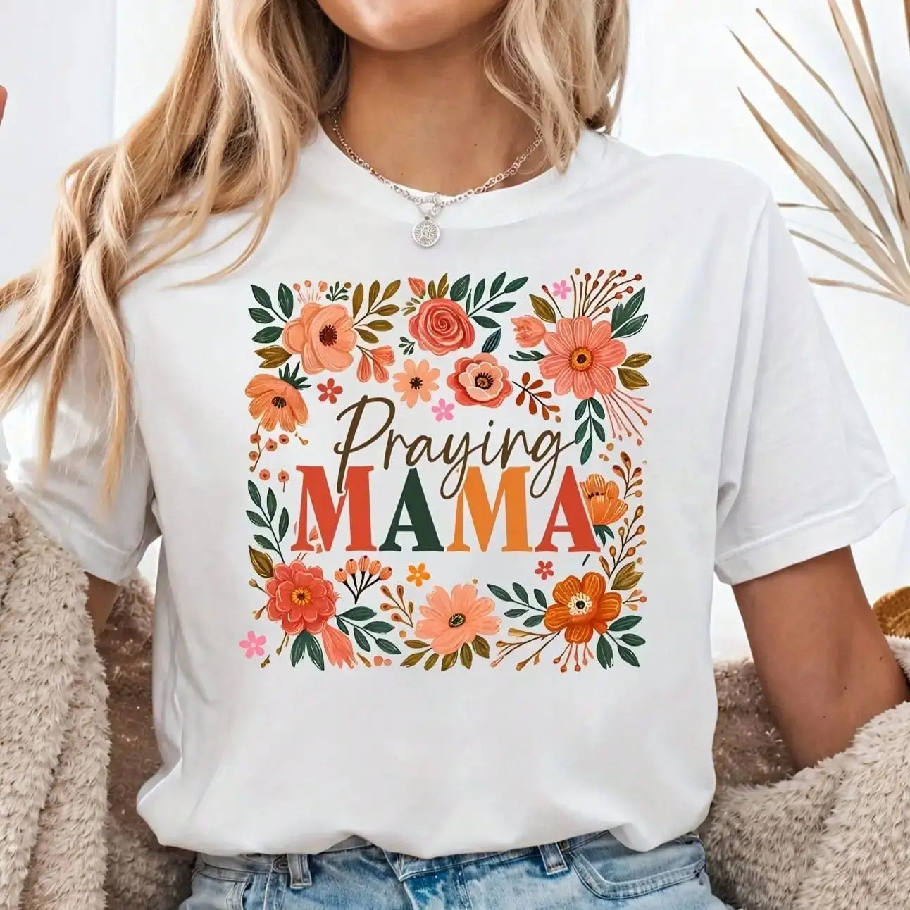 Camiseta con estampado MAMA para el Día de la Madre, ropa de casa para mujer, ropa de fiesta, souvenirs, ropa casual holgada de estilo urbano