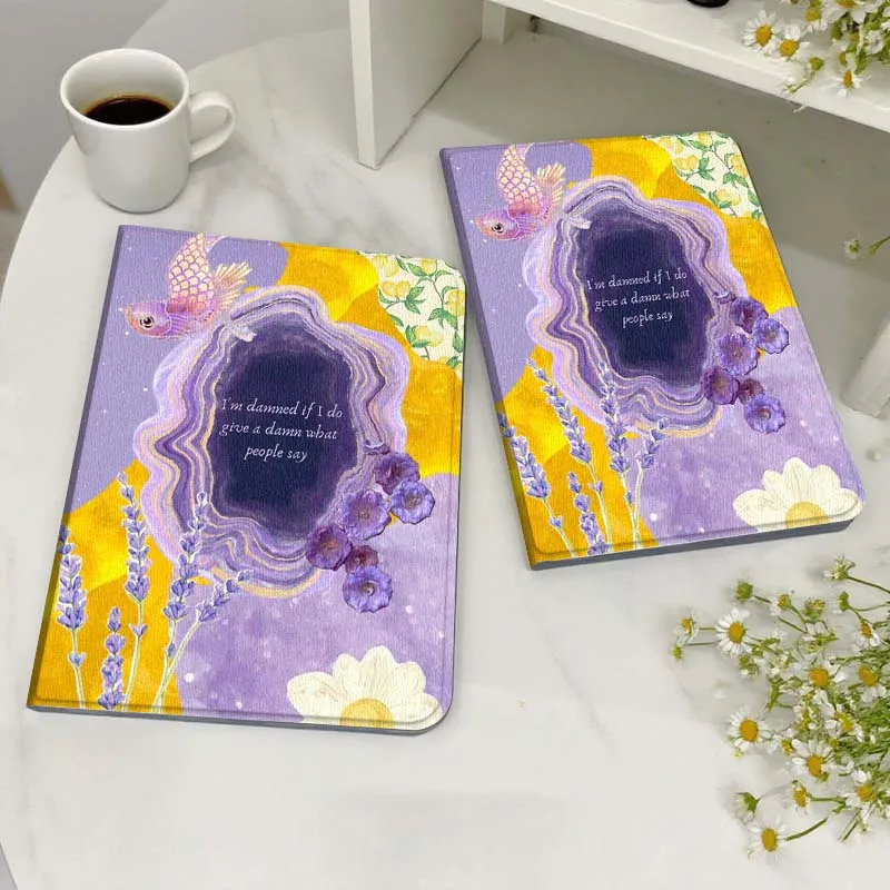 

Colorful Floral Art Pattern Case For Honor MagicPad MatePad M5 8 9 2 3 10 12 X V7 V8 X8 X9 V9 GT X9a GT2 S Air Pro Tablet